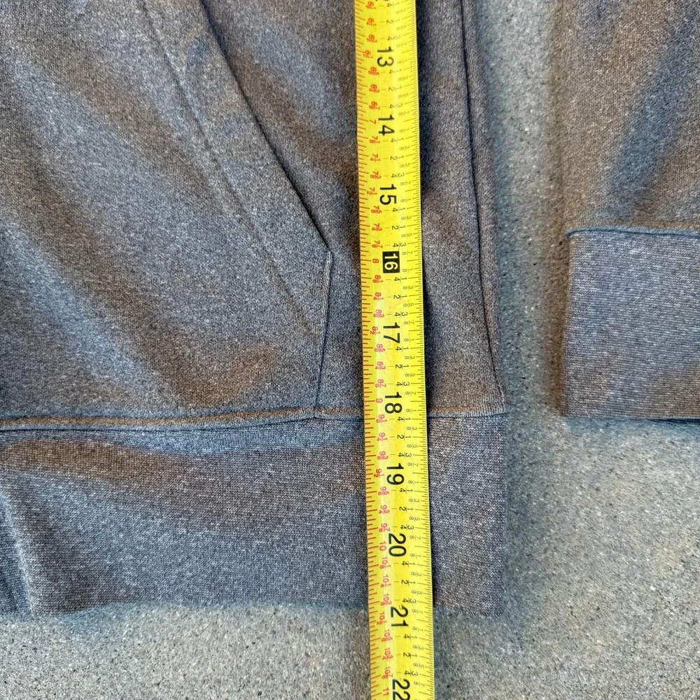 Jordan Boys Grey Heather Full Zip Fleece Hoodie Jumpman Logo Size 10 9-10 Years